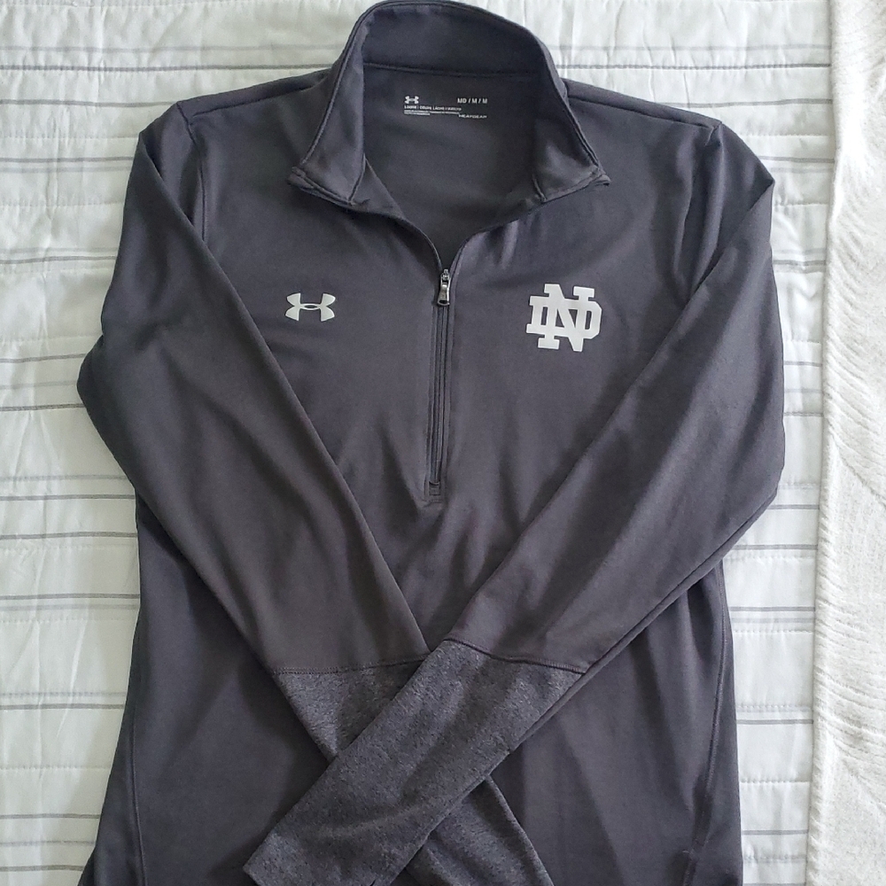 Under Armour Charcoal Quarter-Zip Pullover